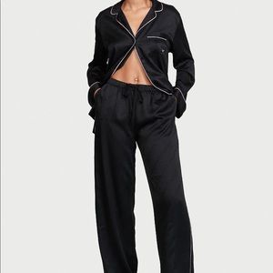 Satin long pj set